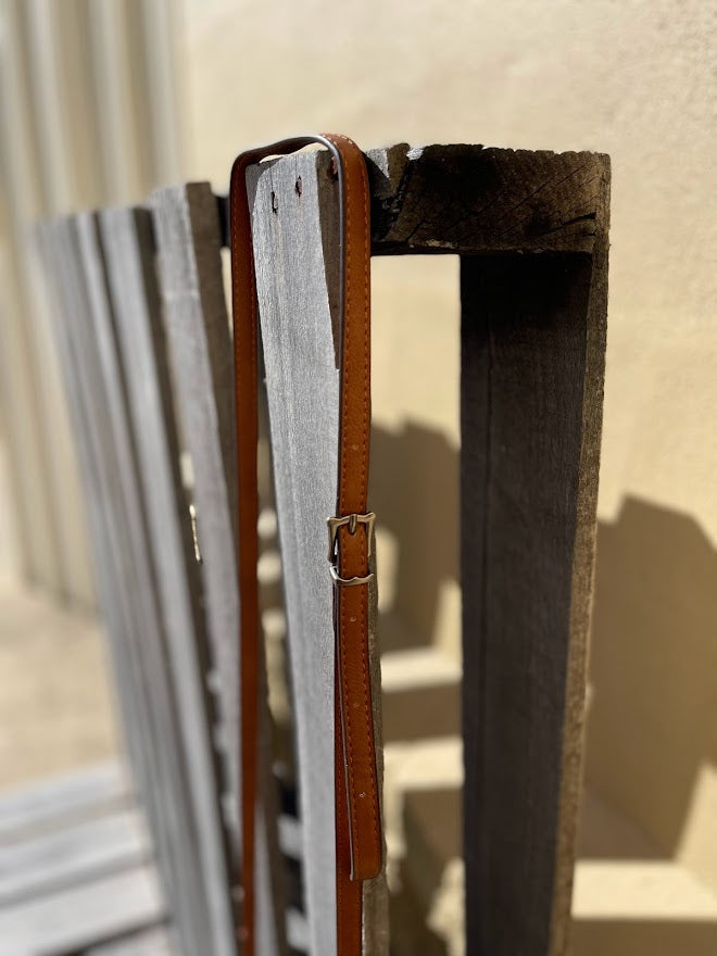 Brown Leather Adjustable Purse Strap